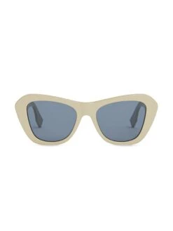 FENDI O'Lock 52MM Rectangular Sunglasses