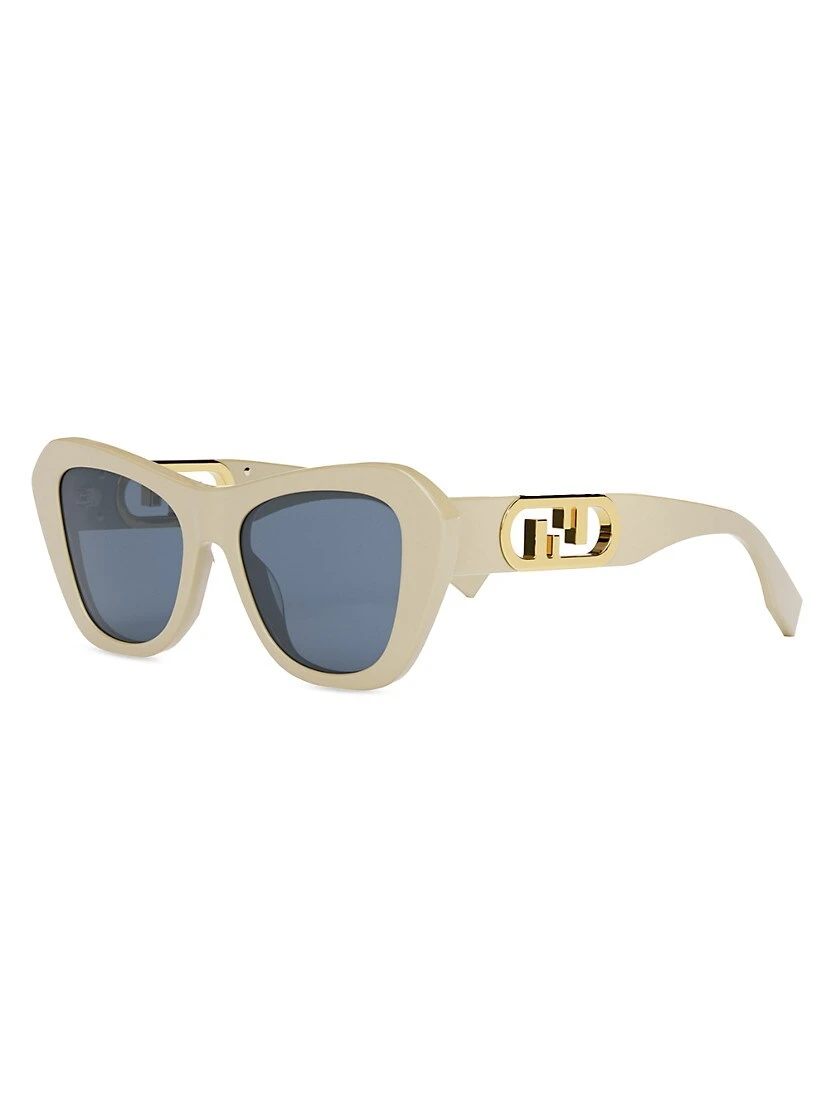 FENDI O'Lock 52MM Rectangular Sunglasses 4 FENDI O'Lock 52MM Rectangular Sunglasses - Image 2
