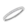 Siena 18K White Gold & Diamond Three-Row Bangle Bracelet -Fashion Jewelry & Accessories 0400017327385 WHITEGOLD