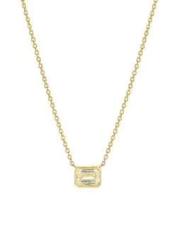 Diamonds By The Inch 18K Yellow Gold & 0.38 TCW Diamond Pendant Necklace