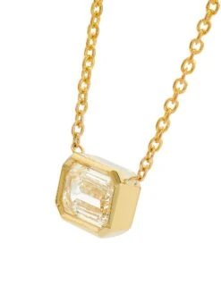 Diamonds By The Inch 18K Yellow Gold & 0.38 TCW Diamond Pendant Necklace -Fashion Jewelry & Accessories 0400017328364 YELLOWGOLD A3