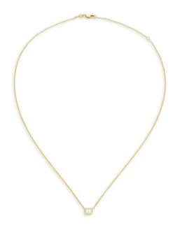 Diamonds By The Inch 18K Yellow Gold & 0.38 TCW Diamond Pendant Necklace -Fashion Jewelry & Accessories 0400017328364 YELLOWGOLD A4