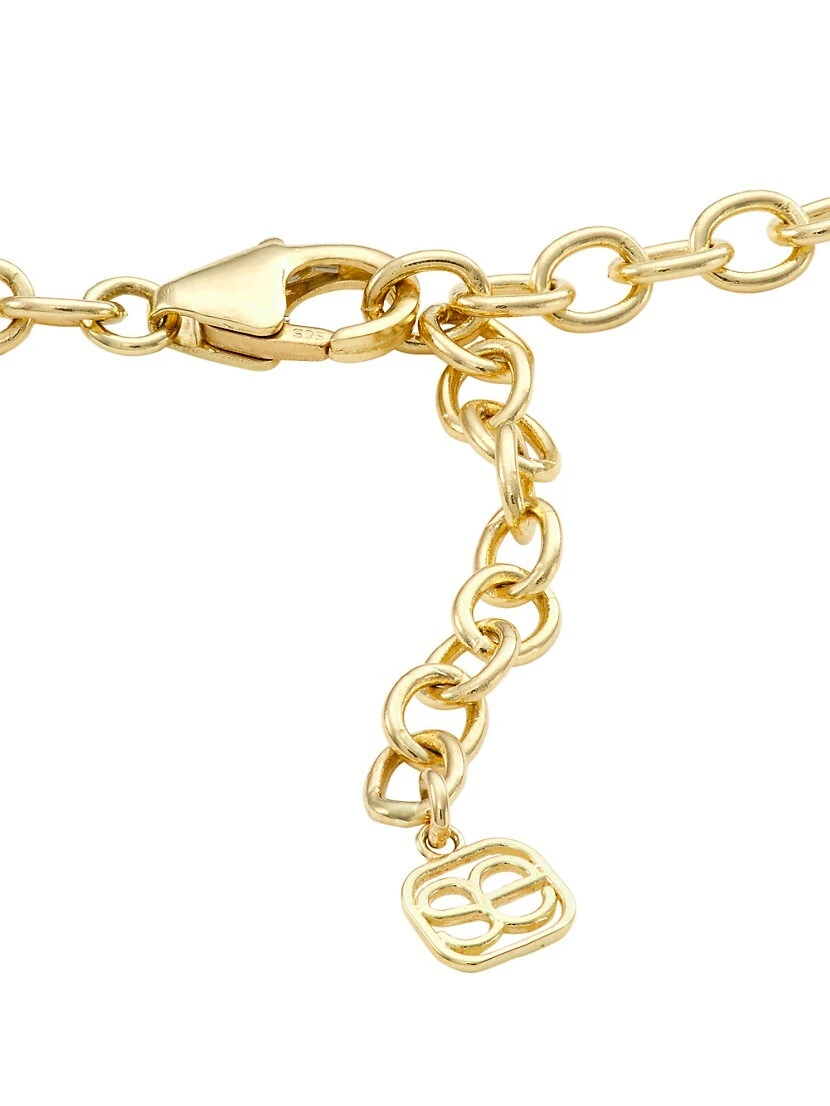 Lucky Icon 14K Yellow Gold, Turquoise, & Diamond Beaded Necklace 5 Lucky Icon 14K Yellow Gold, Turquoise, & Diamond Beaded Necklace - Image 3