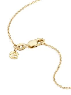 14K Yellow Gold & Diamond Wild' Script Necklace -Fashion Jewelry & Accessories 0400017398678 GOLD A2