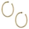 Law 10K-Gold-Plated Hoop Earrings -Fashion Jewelry & Accessories 0400017429758 YELLOWGOLD