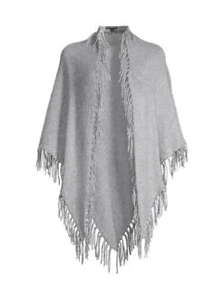 Fringe-Trim Cashmere Shawl