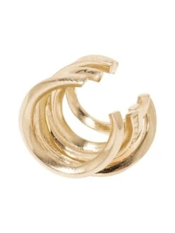 Suburbs The Day The Cactus Bloomed 14K Gold-Plate & White Topaz Ear Cuff -Fashion Jewelry & Accessories 0400017474537 YELLOWGOLD A3