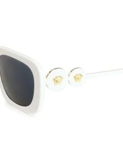 Versace 54MM Square Sunglasses -Fashion Jewelry & Accessories 0400017492786 WHITE A2