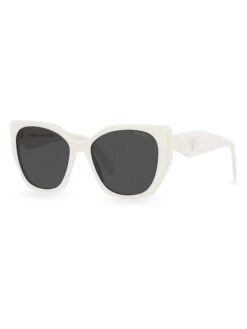 Prada 55MM Square Sunglasses 11 Prada 55MM Square Sunglasses -Fashion Jewelry & Accessories 0400017493294 BONE A1