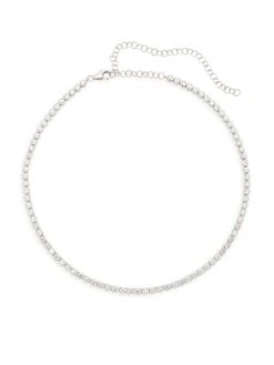14K White Gold & 7.12 TCW Diamond Necklace