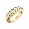 Connected Morphose 14K Yellow Gold Fluted Ring -Fashion Jewelry & Accessories 0400017545314 YELLOWGOLD