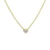 14K Yellow Gold & 0.12 TCW Diamond Heart Pendant Necklace -Fashion Jewelry & Accessories 0400017564077 YELLOWGOLD