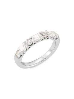 14K White Gold & 1.5 TCW Diamonds Rings