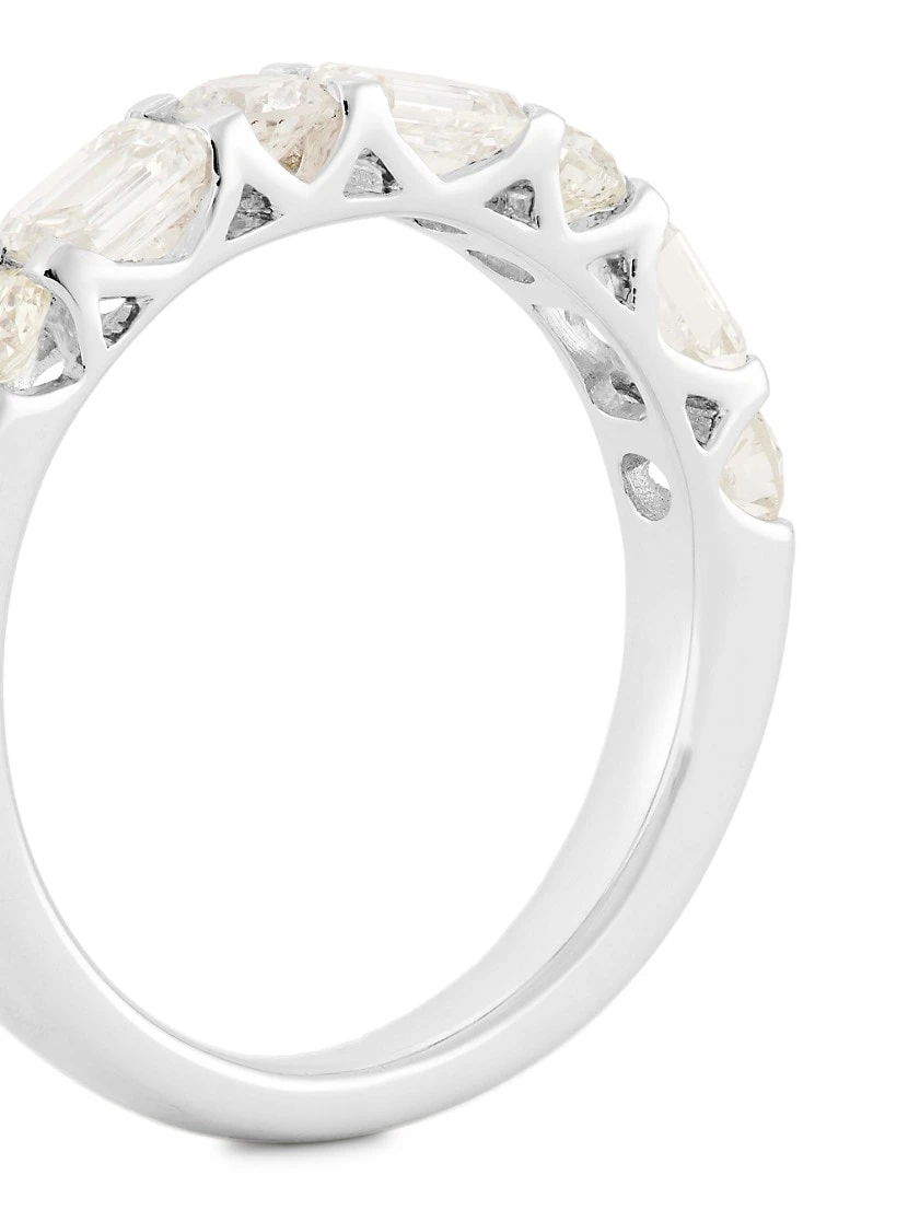 14K White Gold & 1.5 TCW Diamonds Rings 5 14K White Gold & 1.5 TCW Diamonds Rings - Image 3