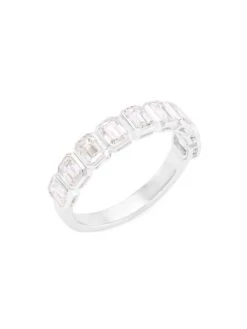 14K White Gold & 1.77 TCW Diamond Eternity Band