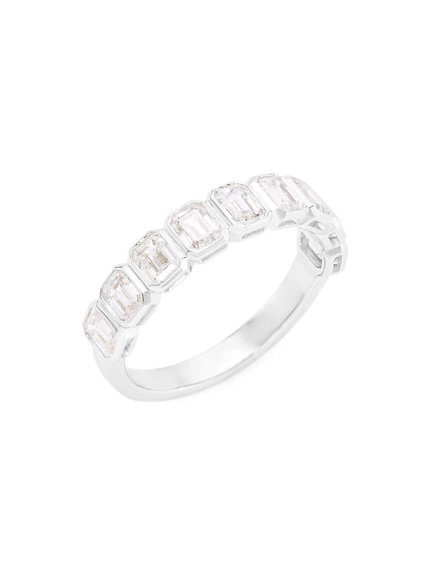 14K White Gold & 1.77 TCW Diamond Eternity Band 3 14K White Gold & 1.77 TCW Diamond Eternity Band