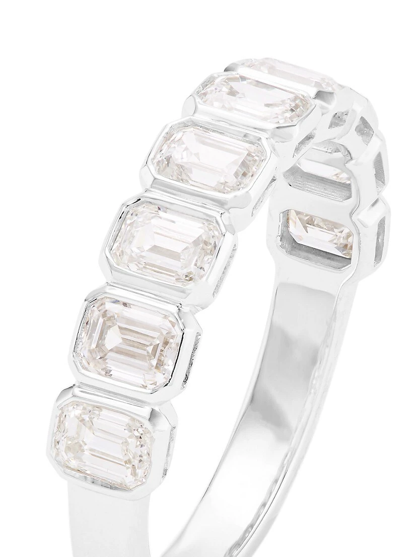 14K White Gold & 1.77 TCW Diamond Eternity Band 6 14K White Gold & 1.77 TCW Diamond Eternity Band - Image 4
