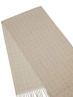 Loewe Anagram Wool & Silk Scarf -Fashion Jewelry & Accessories 0400017586978 PALECELAD A2