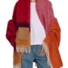 Loewe Striped Mohair-Blend Blanket Scarf -Fashion Jewelry & Accessories 0400017587033 REDMULTICOLOR