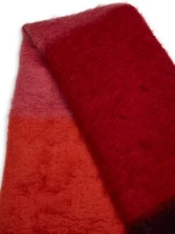 Loewe Striped Mohair-Blend Blanket Scarf -Fashion Jewelry & Accessories 0400017587033 REDMULTICOLOR A3