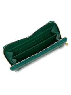 Mansur Gavriel M Continental Snake-Embossed Leather Wallet -Fashion Jewelry & Accessories 0400017591816 LEAF A1