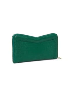 Mansur Gavriel M Continental Snake-Embossed Leather Wallet -Fashion Jewelry & Accessories 0400017591816 LEAF A2