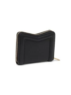 Mansur Gavriel M Compact Leather Zip Card Case -Fashion Jewelry & Accessories 0400017591817 BLACK A2