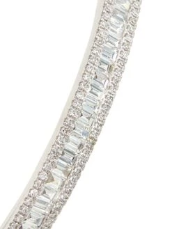 14K White Gold & 1.74 TCW Diamond Bangle -Fashion Jewelry & Accessories 0400017592375 WHITE A3