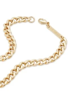 Heavy Metal 14K Yellow Gold Medium Curb-Chain Bracelet -Fashion Jewelry & Accessories 0400017597033 YELLOWGOLD A2