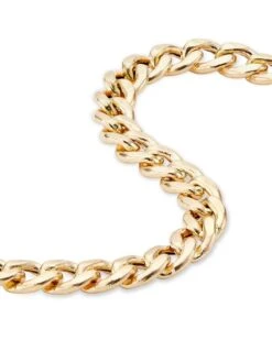 Heavy Metal 14K Yellow Gold Medium Curb-Chain Bracelet -Fashion Jewelry & Accessories 0400017597033 YELLOWGOLD A3