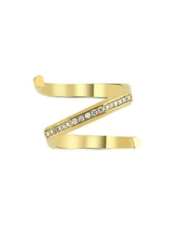 Luminescence 18K Gold & Diamond Hypnosis Ring