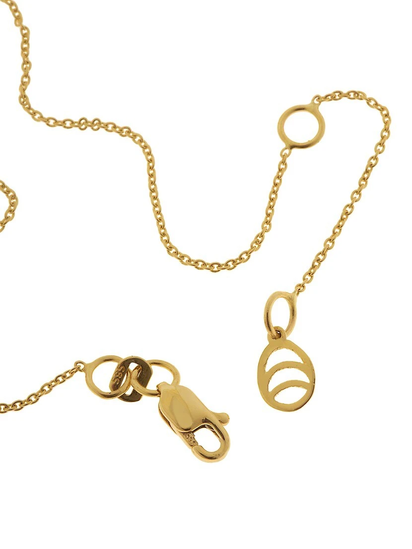 Be Mine 14K Yellow Gold Heart Station Y-Necklace 4 Be Mine 14K Yellow Gold Heart Station Y-Necklace - Image 2