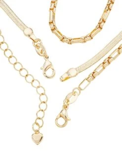 In The Vineyard Sunstone 18K Gold-Plated Necklace Set -Fashion Jewelry & Accessories 0400017612893 GOLD A2