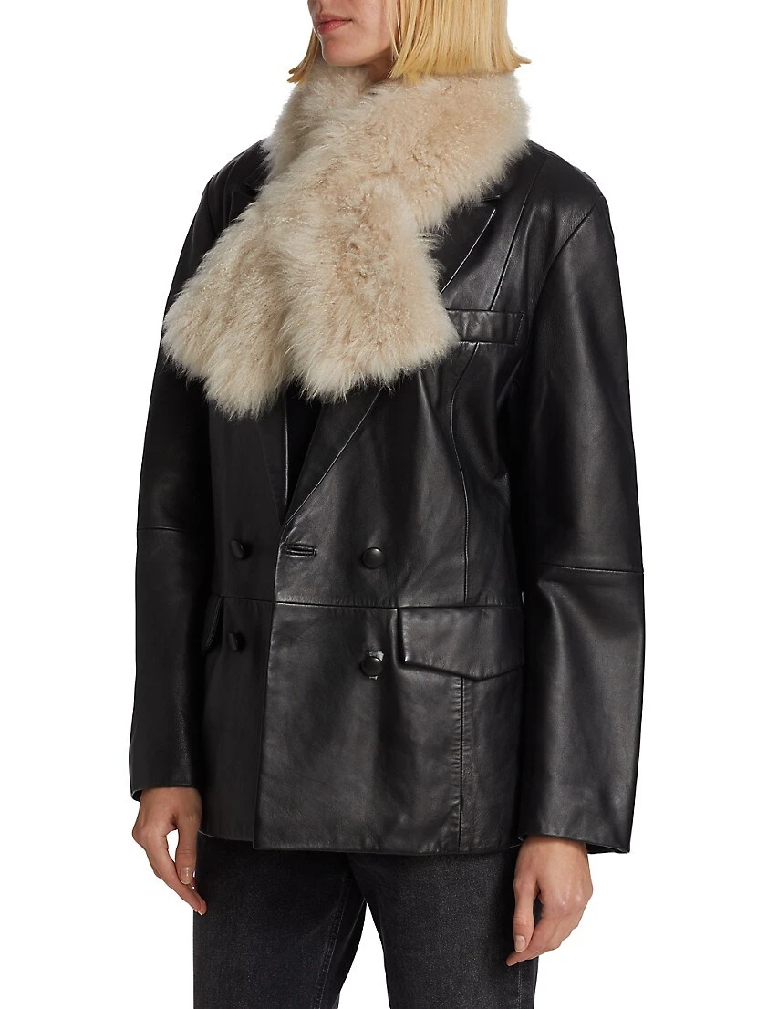 Cashmere Goat Crossover Scarf 6 Cashmere Goat Crossover Scarf - Image 4