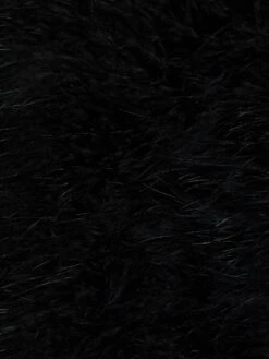 Turkey Feather Stole 15 Turkey Feather Stole -Fashion Jewelry & Accessories 0400017699308 BLACK A6