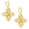 Venetian Princess 18K Yellow Gold & 0.5 TCW Diamond Large Flower Drop Earrings 2 Venetian Princess 18K Yellow Gold & 0.5 TCW Diamond Large Flower Drop Earrings -Fashion Jewelry & Accessories 0400017719559 GOLD