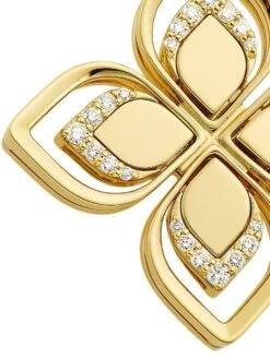 Venetian Princess 18K Yellow Gold & 0.5 TCW Diamond Large Flower Drop Earrings 9 Venetian Princess 18K Yellow Gold & 0.5 TCW Diamond Large Flower Drop Earrings -Fashion Jewelry & Accessories 0400017719559 GOLD A3