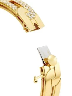 Navarra 18K Yellow Gold & 0.65 TCW Diamond Hinged Bangle 9 Navarra 18K Yellow Gold & 0.65 TCW Diamond Hinged Bangle -Fashion Jewelry & Accessories 0400017719567 YELLOWGOLD A2