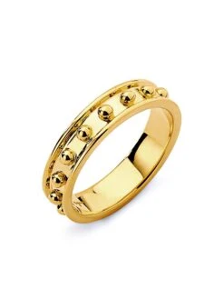 18K Yellow Gold Mogul Band