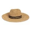 Straw Rancher Hat -Fashion Jewelry & Accessories 0400017748616 NATURALBLACK