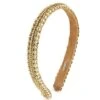 Skylar Sequined Headband -Fashion Jewelry & Accessories 0400017771505 GOLD