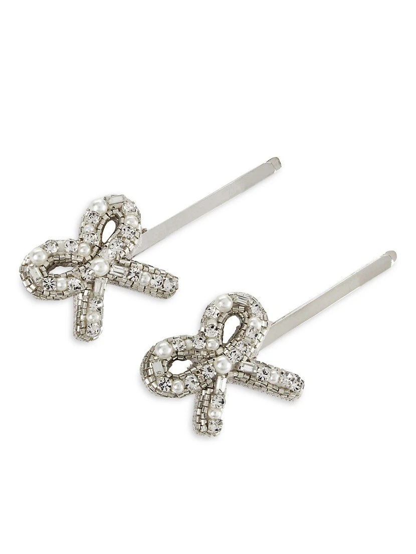 Elsa 2-Piece Bow Bobby Pin Set 3 Elsa 2-Piece Bow Bobby Pin Set