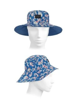 Rag & Bone Addison Printed Cruise Hat -Fashion Jewelry & Accessories 0400017775240 BLUEFLORAL A2