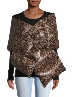 Mackage River Monogram Light Down Scarf