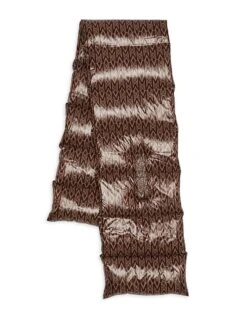Mackage River Monogram Light Down Scarf -Fashion Jewelry & Accessories 0400017808915 COFFEE A1