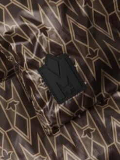 Mackage River Monogram Light Down Scarf -Fashion Jewelry & Accessories 0400017808915 COFFEE A6