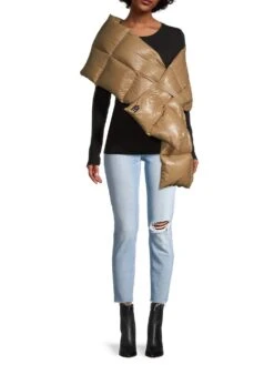 Mackage River Light Down Scarf -Fashion Jewelry & Accessories 0400017808920 CAMEL ASTL