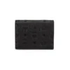 MCM Aren Monogram Leather Flap Wallet -Fashion Jewelry & Accessories 0400017809311 BLACK