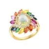 14K Yellow Gold & Multi-Gemstone Ring