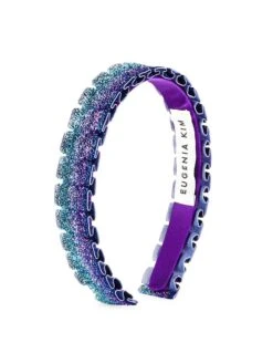 Eugenia Kim Rafaela Ruffled Metallic Headband